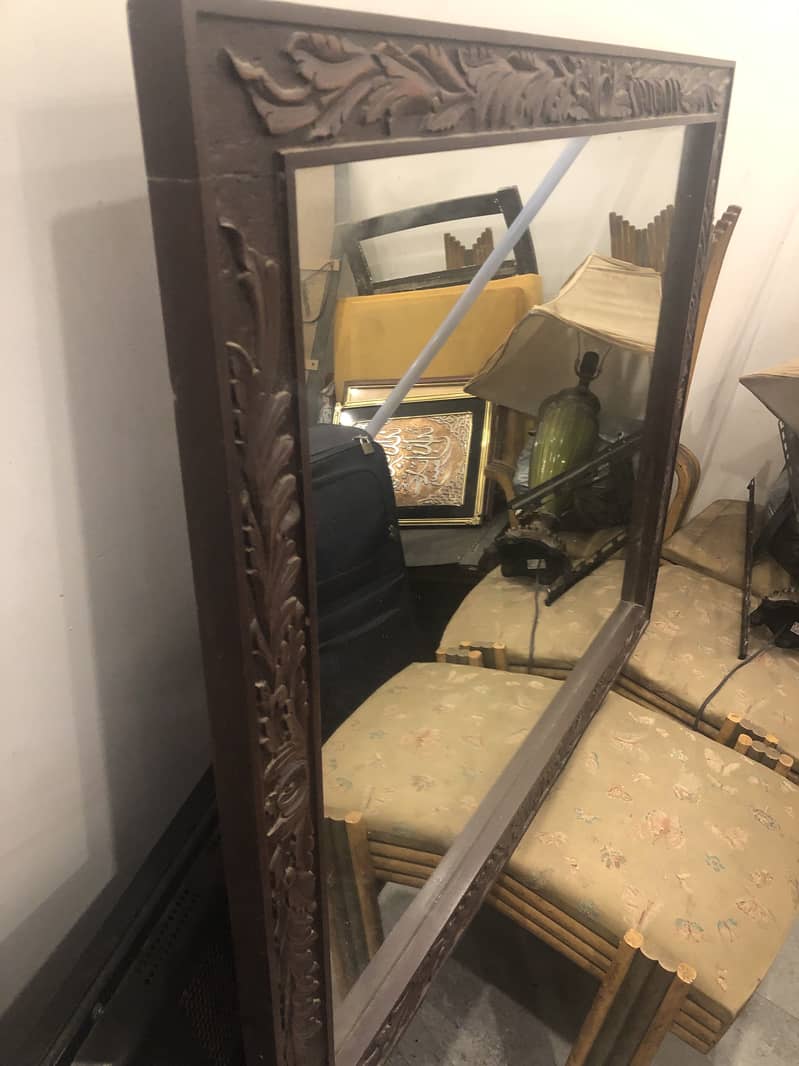Solid wood mirror 0