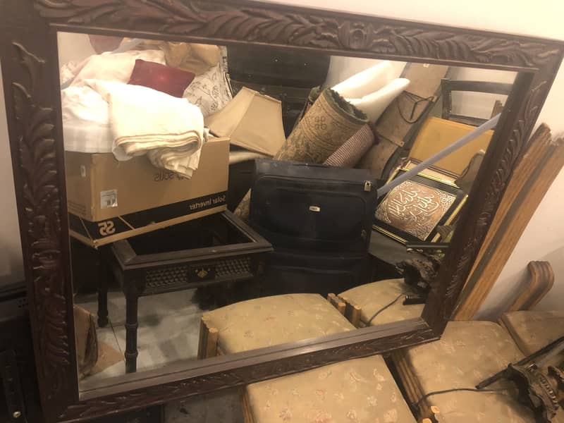 Solid wood mirror 1