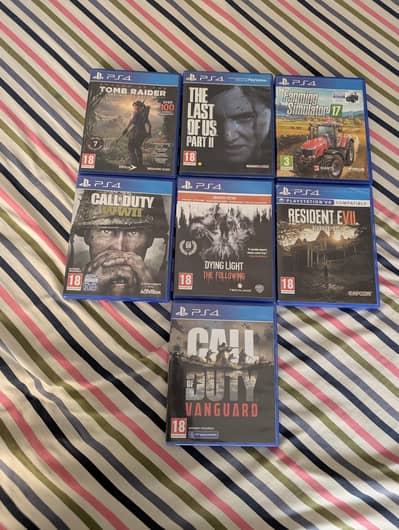 PS4 GAMES FOR SALE (PRICES LISTED IN DESCRIPTION)