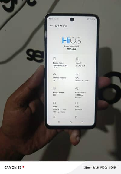 Tecno spark go 2024 4 64 approved