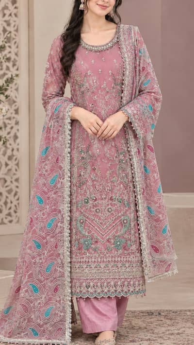 3ps Branded party wear dress in low price RS 4500