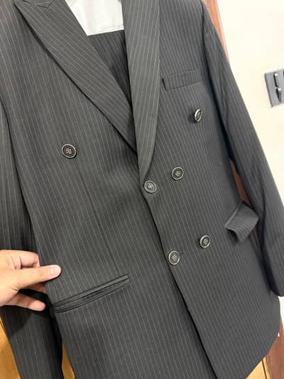 Premium Double Breasted Suit for Men | Worn Only Once | Like New