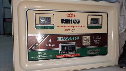 RIMCO 10000Watt original Stablizer