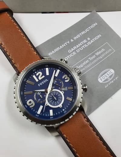 New Fossil Men's Watch, Strap watch, branded watche, original watches