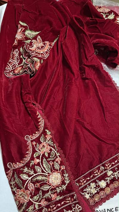 New velvet shanks dress