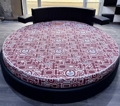 Solid Wood Round Bed for Sale