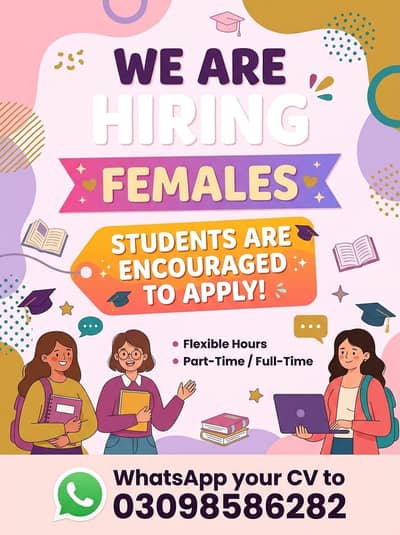 Female staff Required