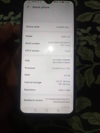 Huawei Y8p
