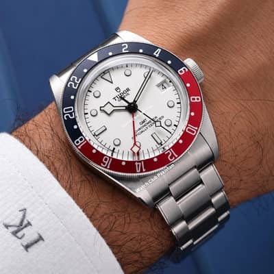 tudor Black Bay Opaline white dial 42mm 2025 like new condition