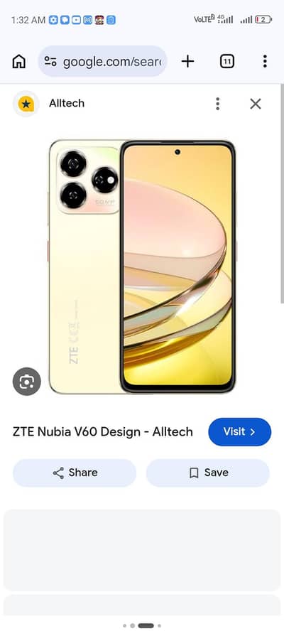 Zte Nubia V60