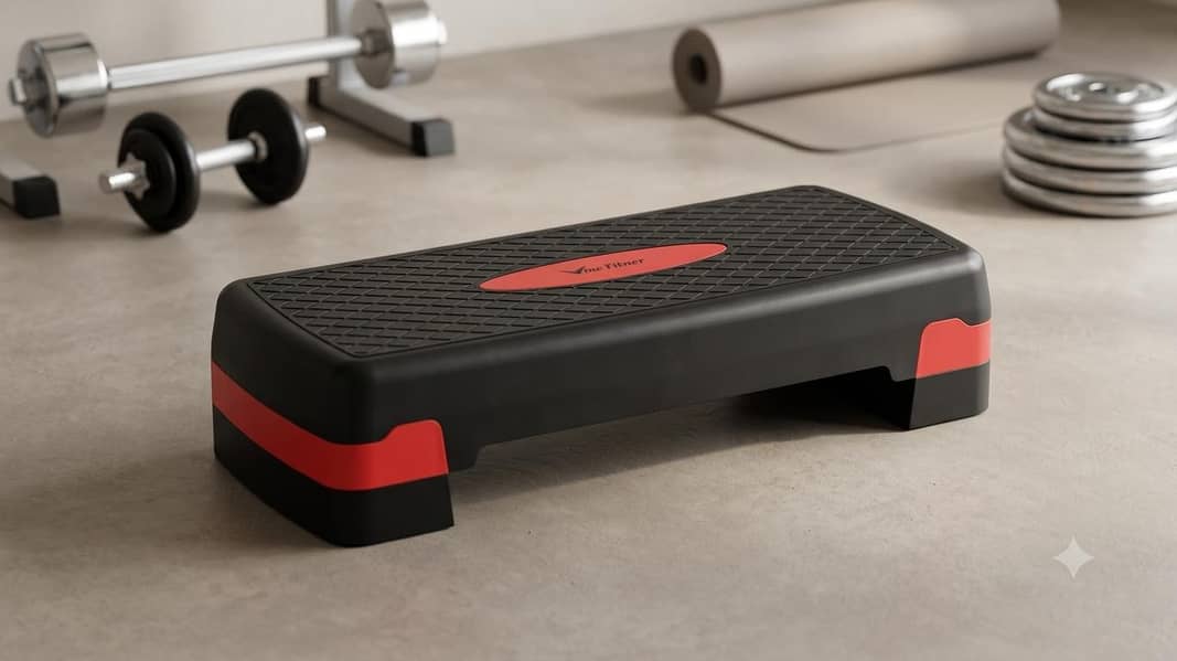 Home Gym Fitness Set - Stepper & 3KG Ball (Complete Workout Combo) 1
