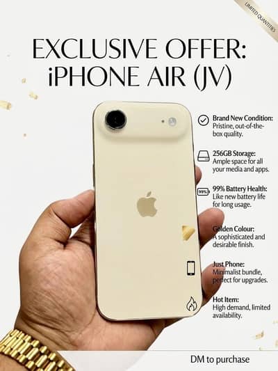 Iphone 17 Air jv 256gb golden