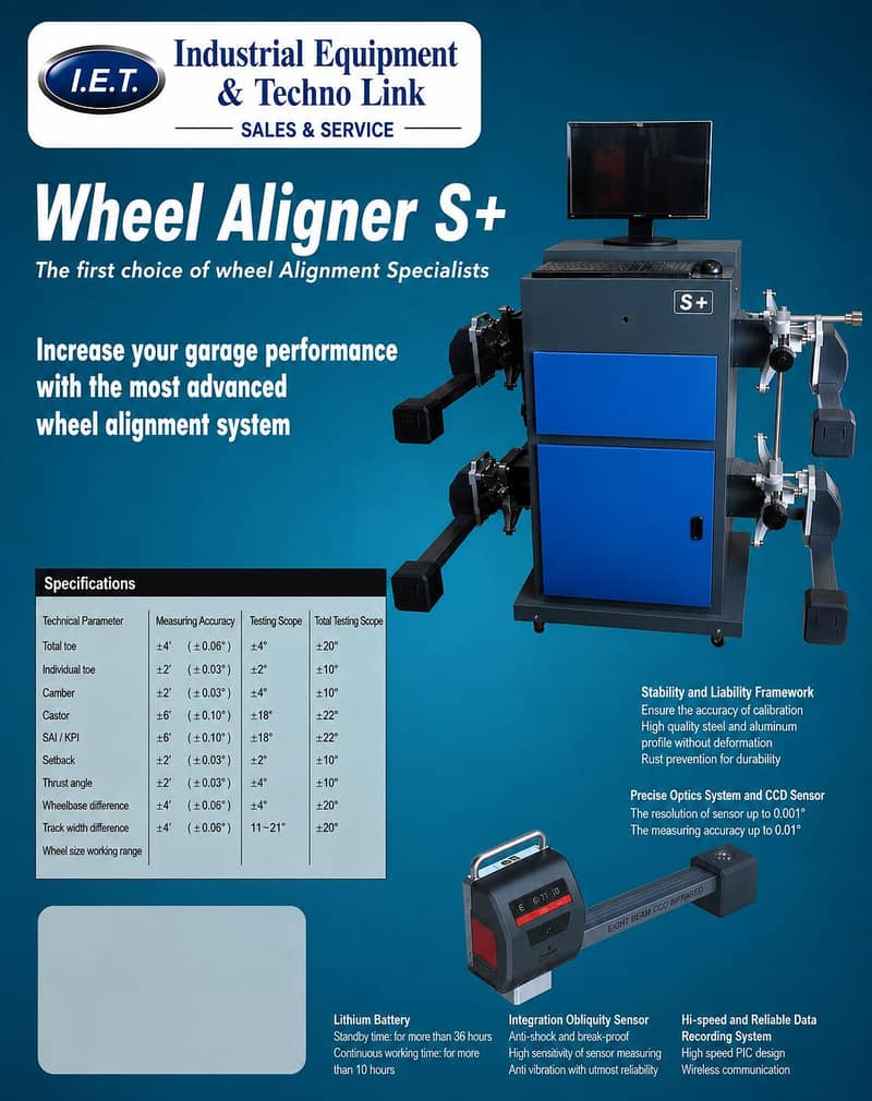 Wheel Alignment Machine 8