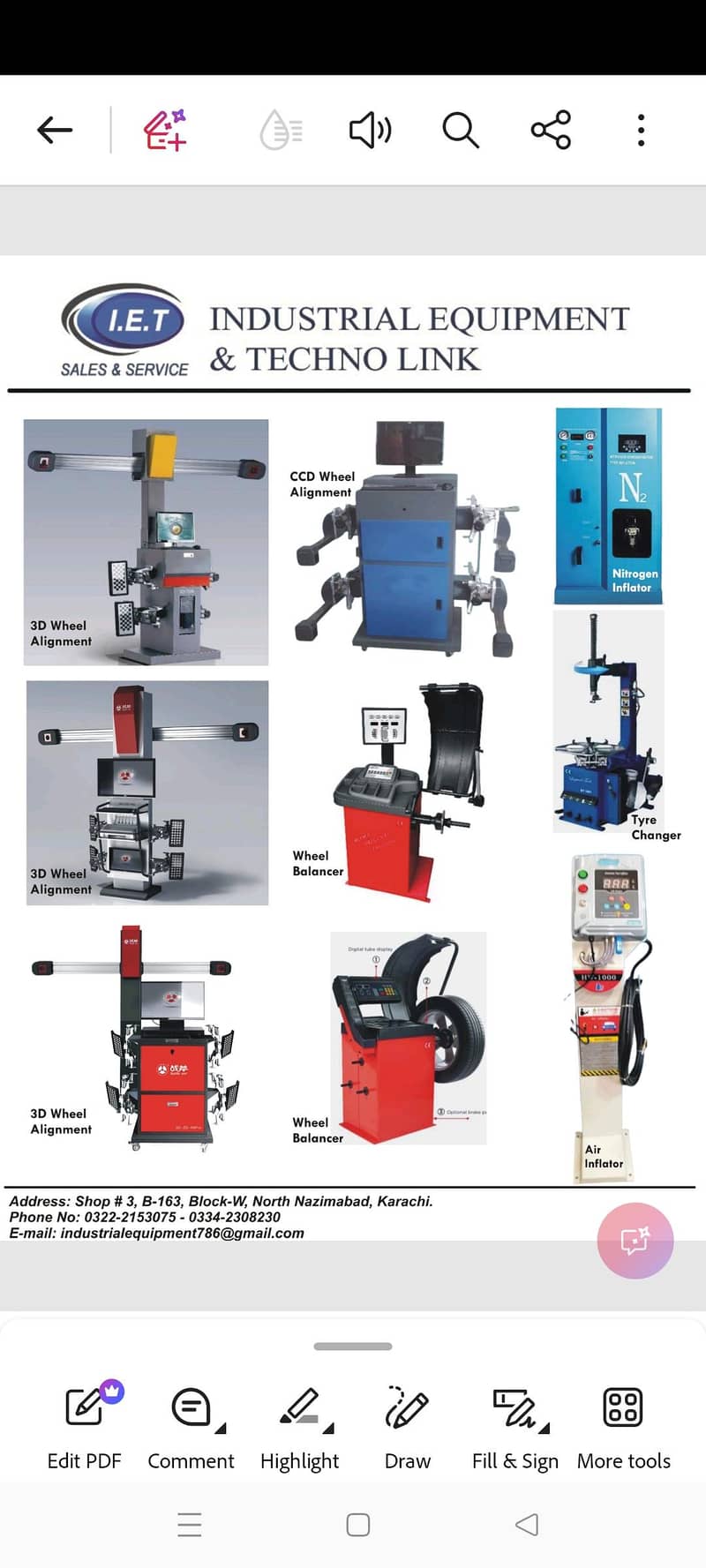 Wheel Alignment Machine 12