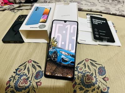 samsung galaxy a32 with completed box 6/128