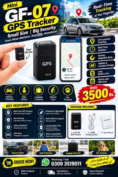 GPS tracker live location and voice recorder