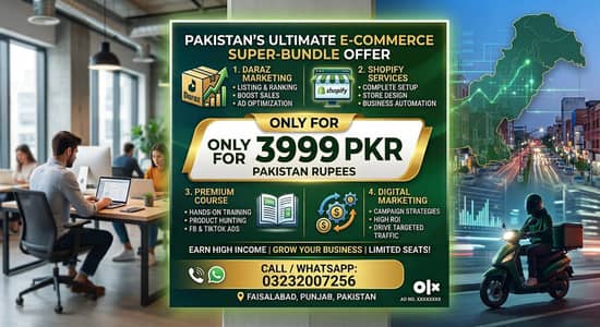 Daraz & Shopify Expert | Digital Marketing Services & Premium Course