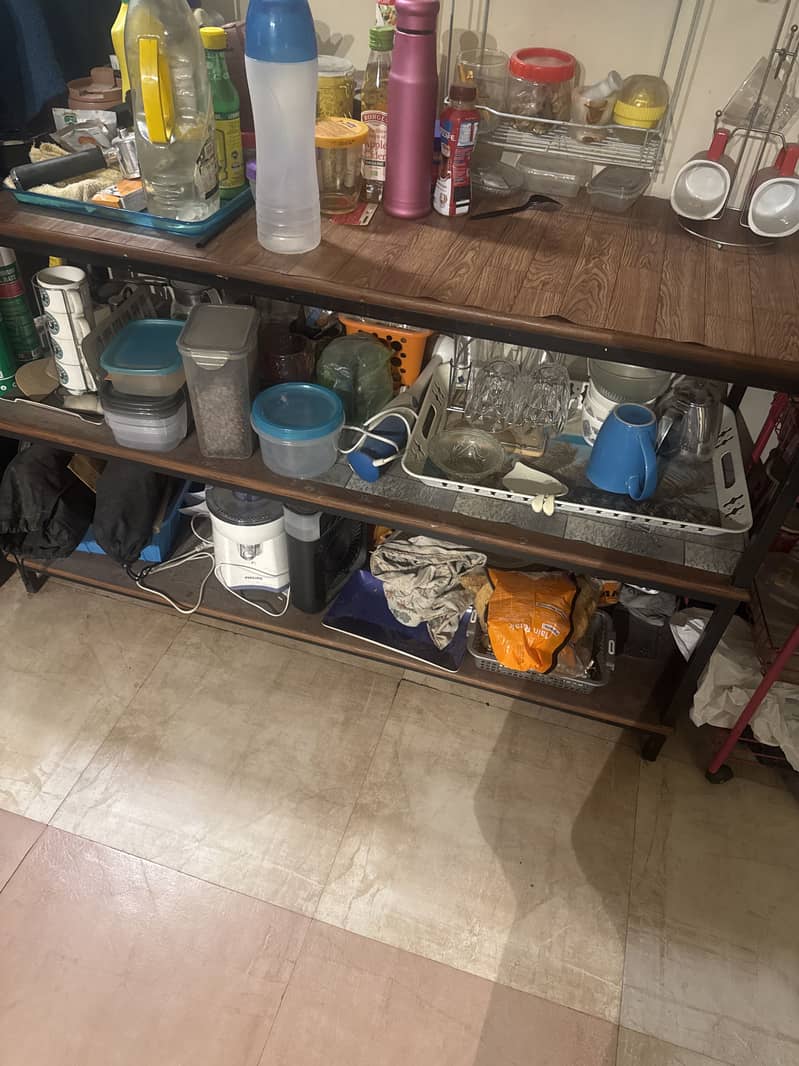 Storage rack or console 4