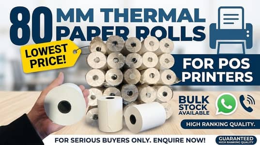 80 mm thermal paper rolls for Pos printer for Serious buyers only