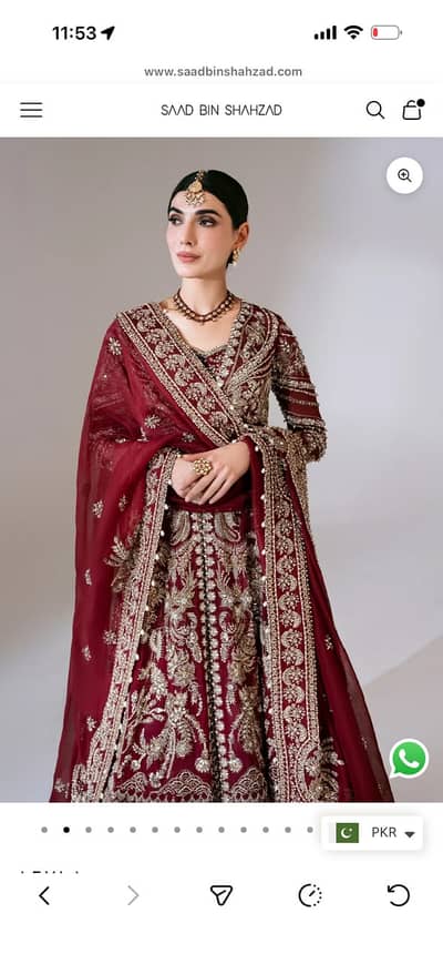 Saad Bin Shahzad Bridal Lehenga | Latest 2025-26 Collection |Worn Once