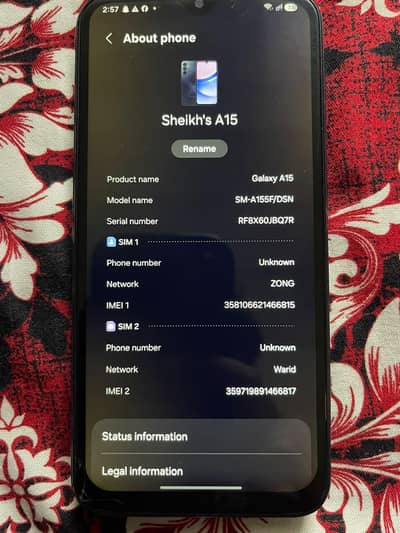 Samsung Mobile A15 5G