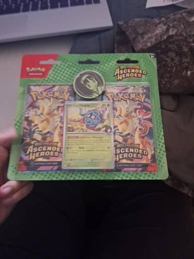 pokemon acended herocard pack of 2  sealed from canada