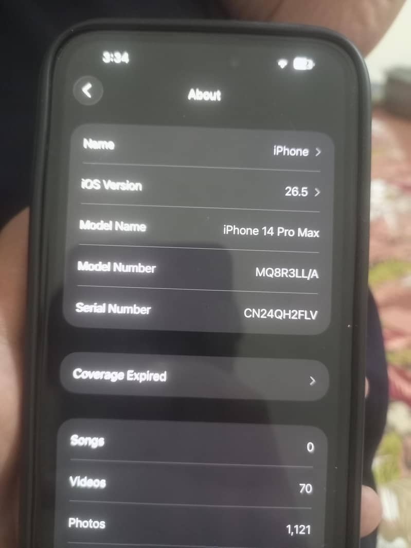 IPhone 14 Pro Max | JV | 128GB | 89% 7