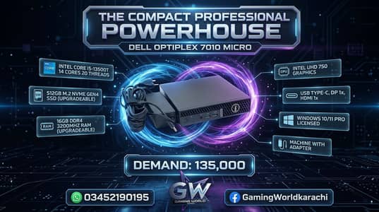 DELL HP MINI PC 9TH 10TH 11TH 12TH 13TH 14TH GEN AVAIL GAMING WORLD