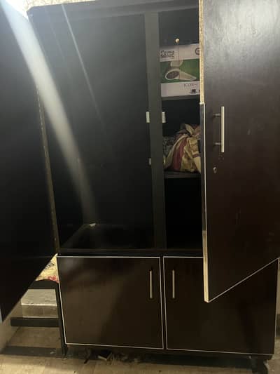 2 door wooden cupboard (almari)