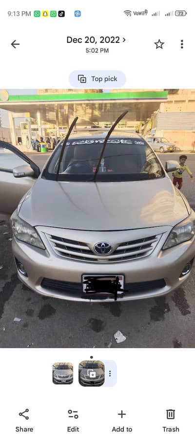 Toyota Corolla GLI 2012