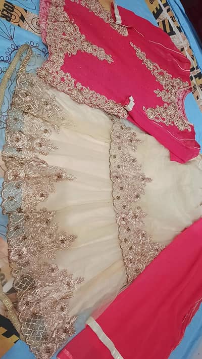 pink and light golden shrara