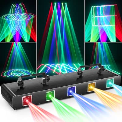 4LENS LASER PROJECTOR BEAM DISCO PARTY DJ LIGHT