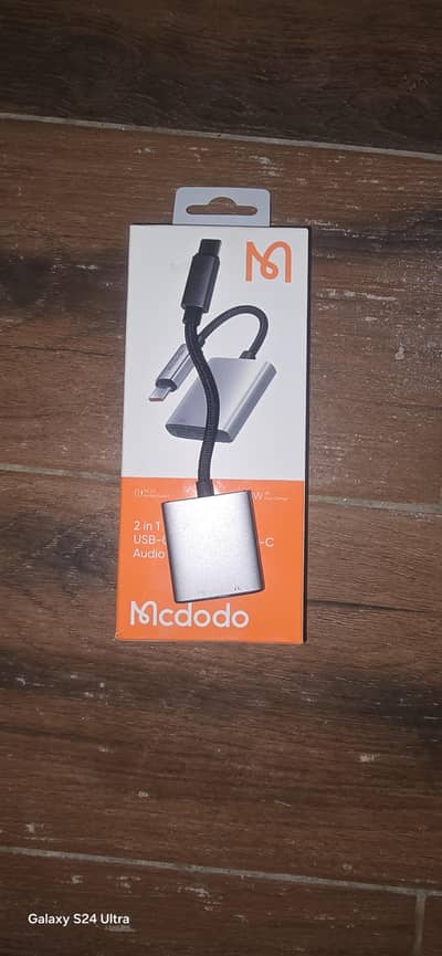Mcdodo 2-in-1 USB-C Audio Adapter 60W | Type-C + 3.5mm