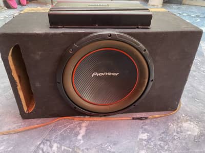 Pioneer Woofer and Amplifier