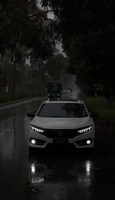 Audi style headlights Honda Civic 2016-2021
