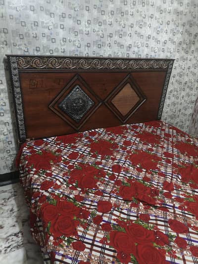 Bed with medicated  mattress