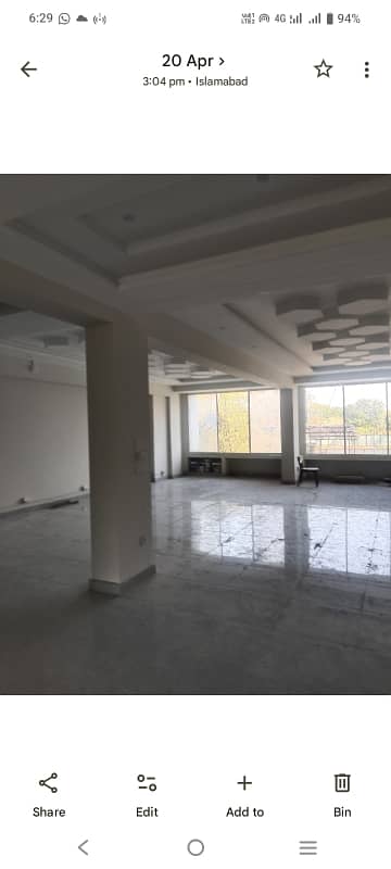 Blue area office 1000 square feet jinnah avenue for Rent