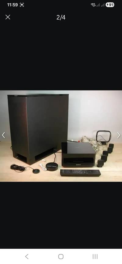 sony davls10 5.1 channel home theatre