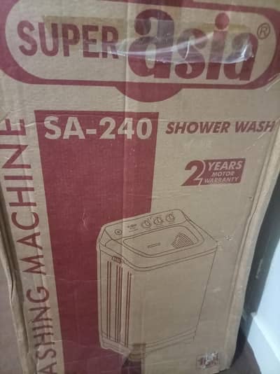 Super Asia SA-240 10kg Washing Machine – Brand New / Unused