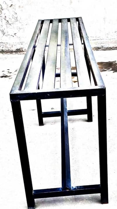 Iron benches for sale. 100% made of iron. coated with black paint
