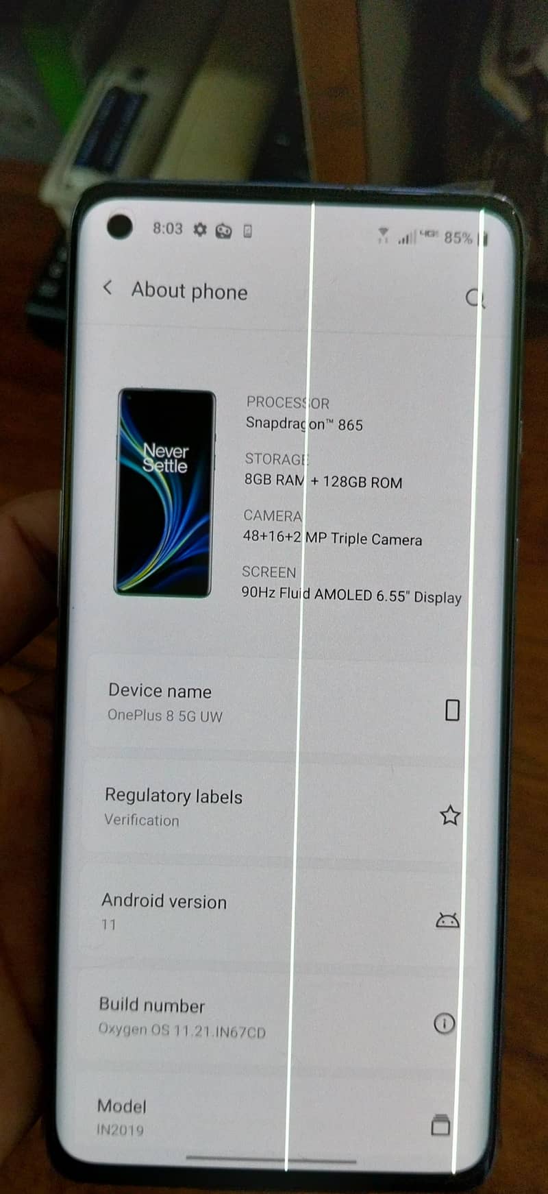 One Plus 8 Pro 5G 8