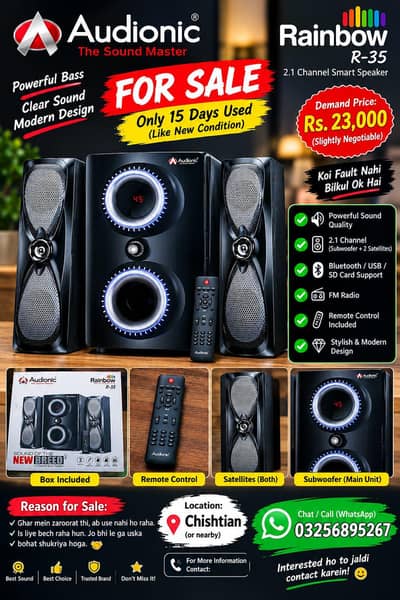 raindow R. 35 Audionic the sound master