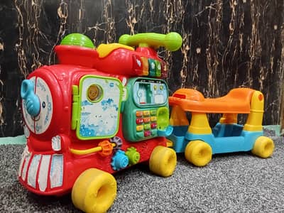 V Tech Push Walker Ride on