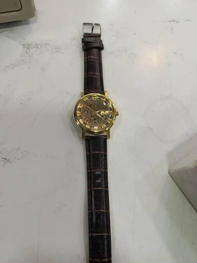 Men’s Stylish Brass Analogue Watch