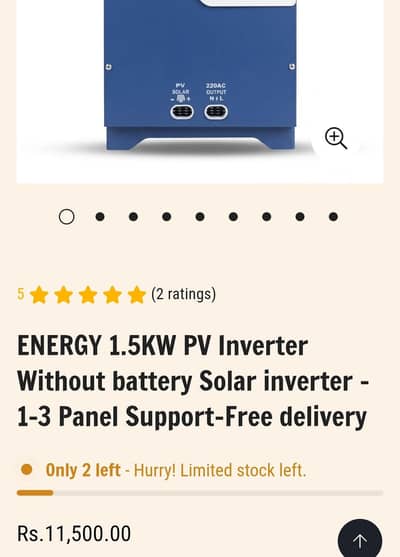Energy hybrid Solar inverter for sale 1.5kw