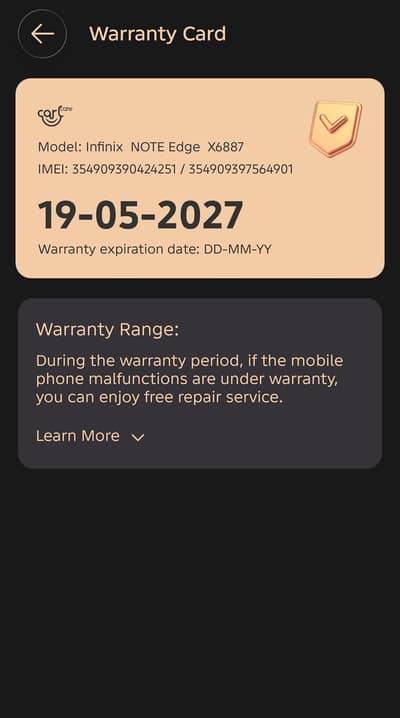 Infinix Note Edge