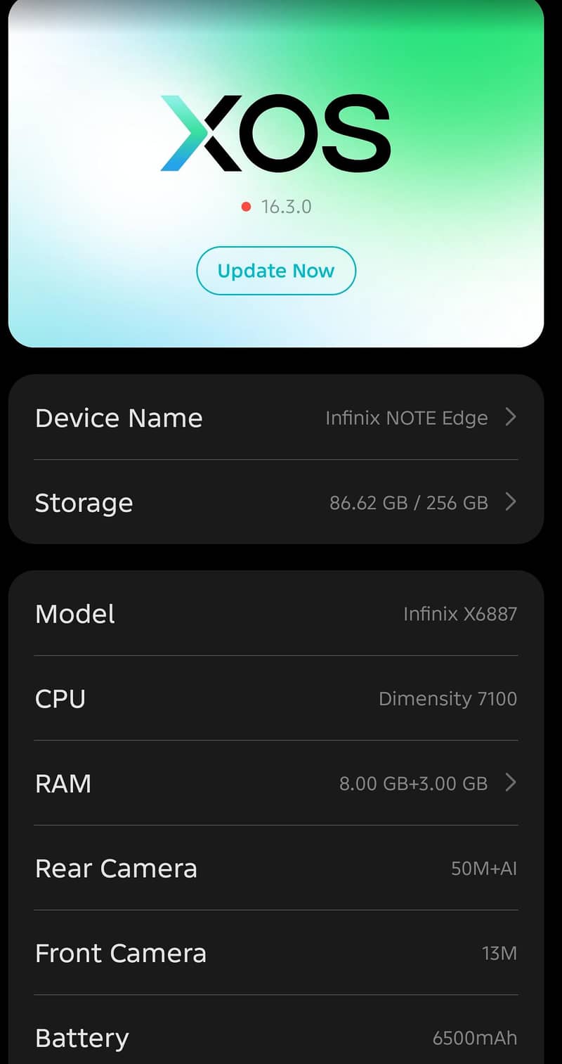 Infinix Note Edge 1