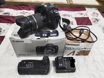 Canon 6D Body With Tamron 28-75 F2.8 Lens Complete Box Good Condition