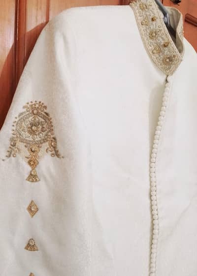 dulha sherwani with inner dress