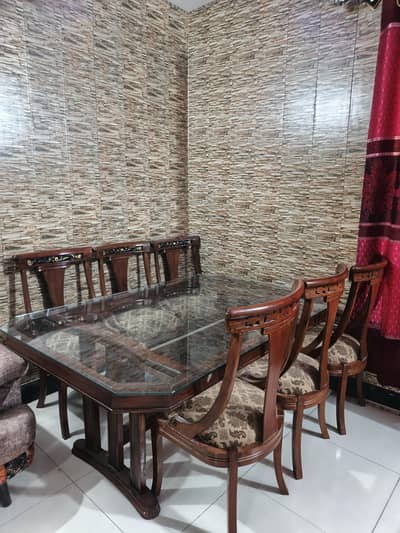 Brand New 6 Seater Dining Table with Chairs – Unused